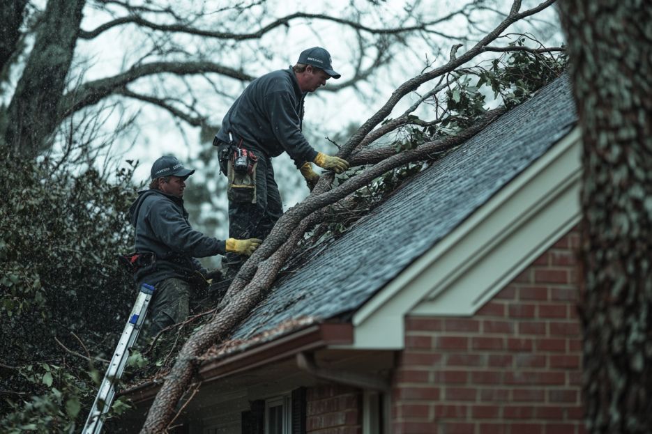 storm damage from trees